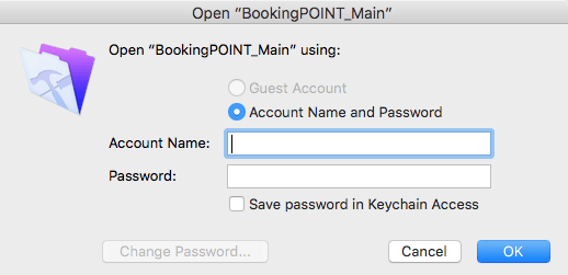 Save password in Keychain Access - Off