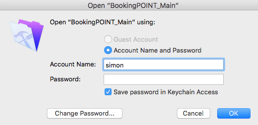 Save password in Keychain Access
